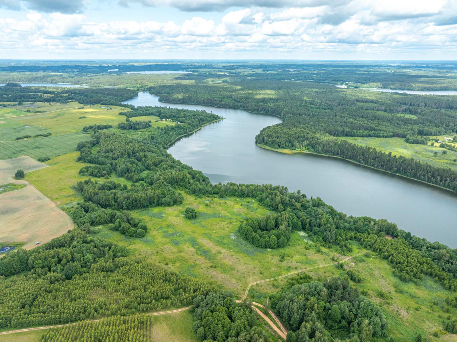 Vakarinė saulė sklype
